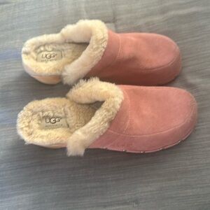 Pink UGG clogs